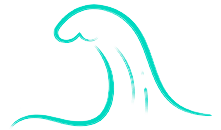 Minimal wave-style icon symbolizing natural healing and holistic chiropractic services – chiropractor san marcos Wave-inspired wellness logo representing gentle chiropractic care – chiropractor san marcos